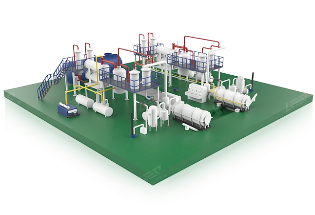 Reifenpyrolysesystem