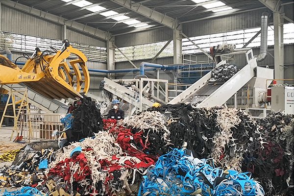 Recycling von Textilabfällen