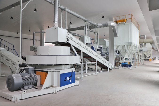 Produktionslinie für die Umwandlung von Siedlungsabfällen in RDF-Pellets in Zhejiang, China